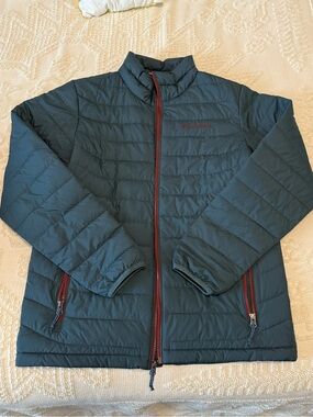 Columbia Men’s Teal Quilted Puffer Jacket